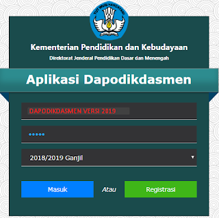 Dapodikdasmen versi 2019