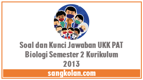 Download Soal dan Kunci Jawaban UKK PAT Biologi Kelas 10 Semester 2 Kurikulum 2013