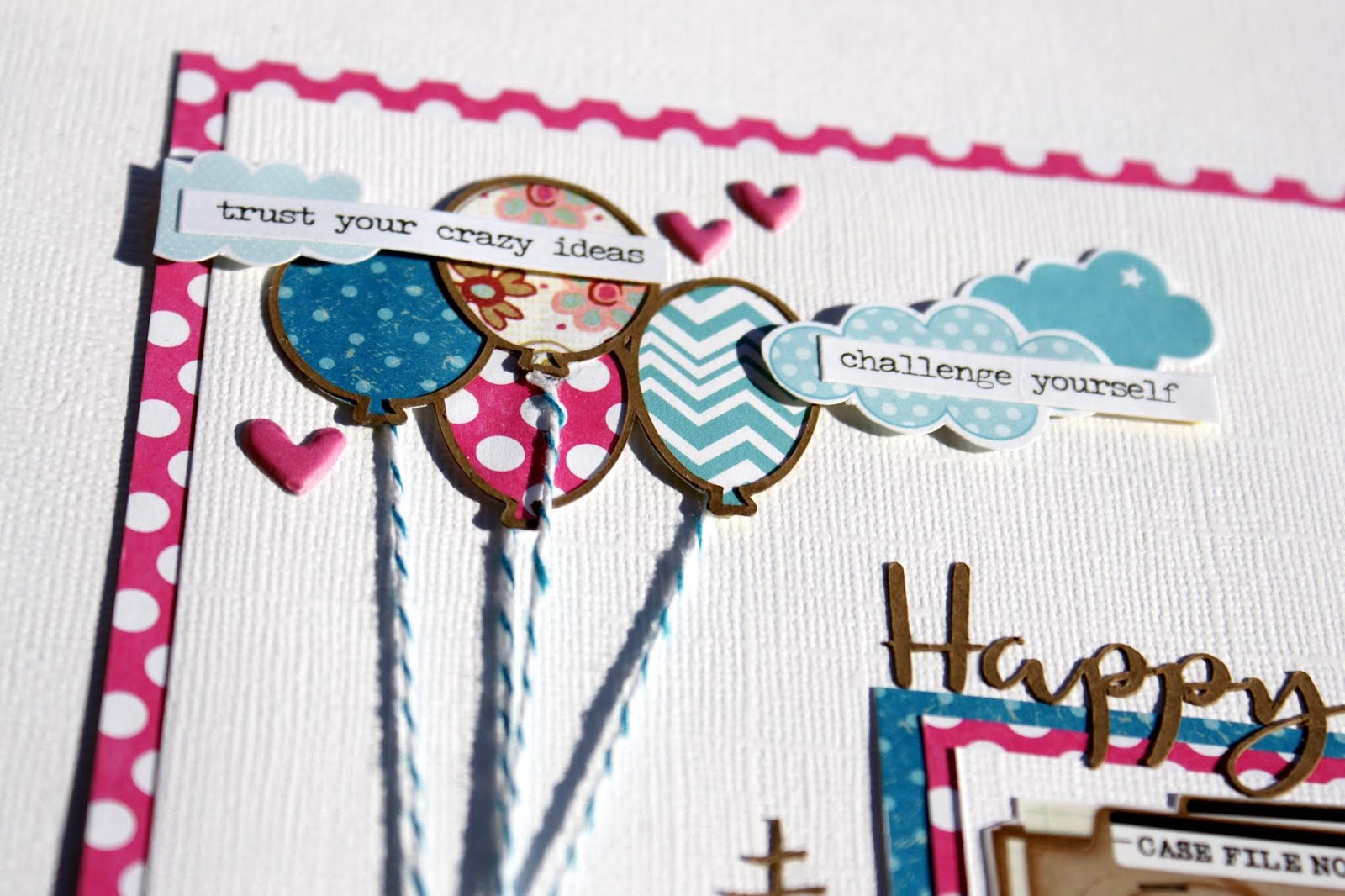 Little Scraps of Magic: Happy Birthday, CSI! CSI Case File No. 269