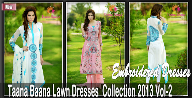 Lawn Dresses | Taana Baana Summer Collection 2013 Vol-2