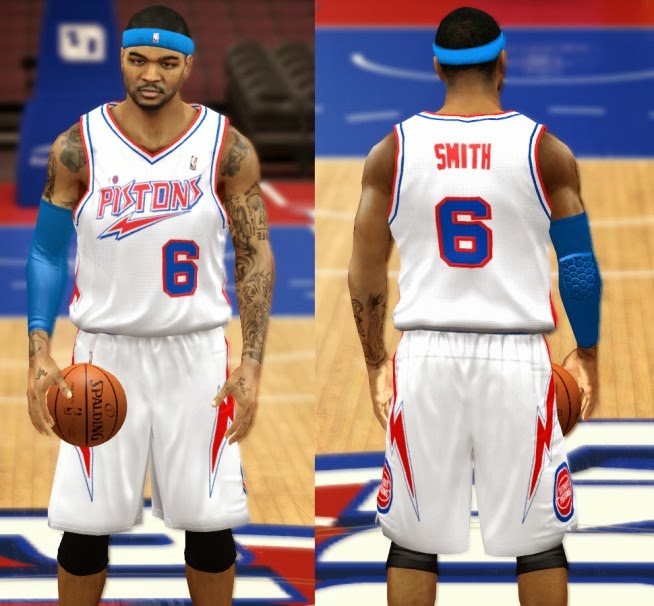 NBA 2K13 Detroit Pistons New Alternate Jersey Patch 