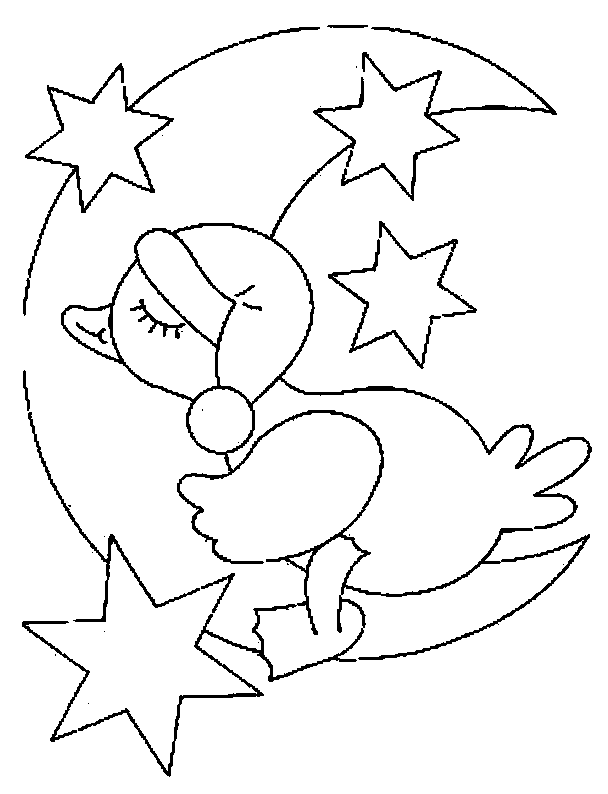 moon coloring pages for children - photo #31