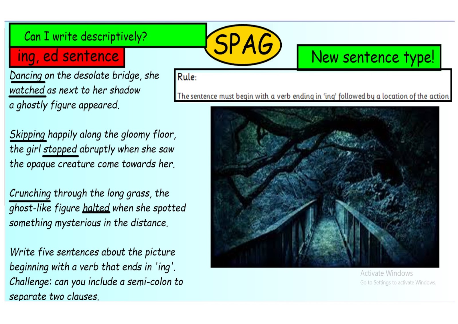 Year 5 Literacy Week Beginning Monday 15th June