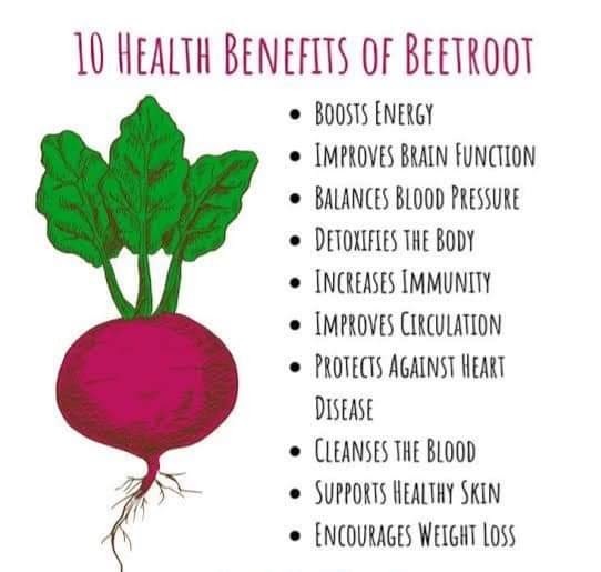 Health benefits of BEETROOT