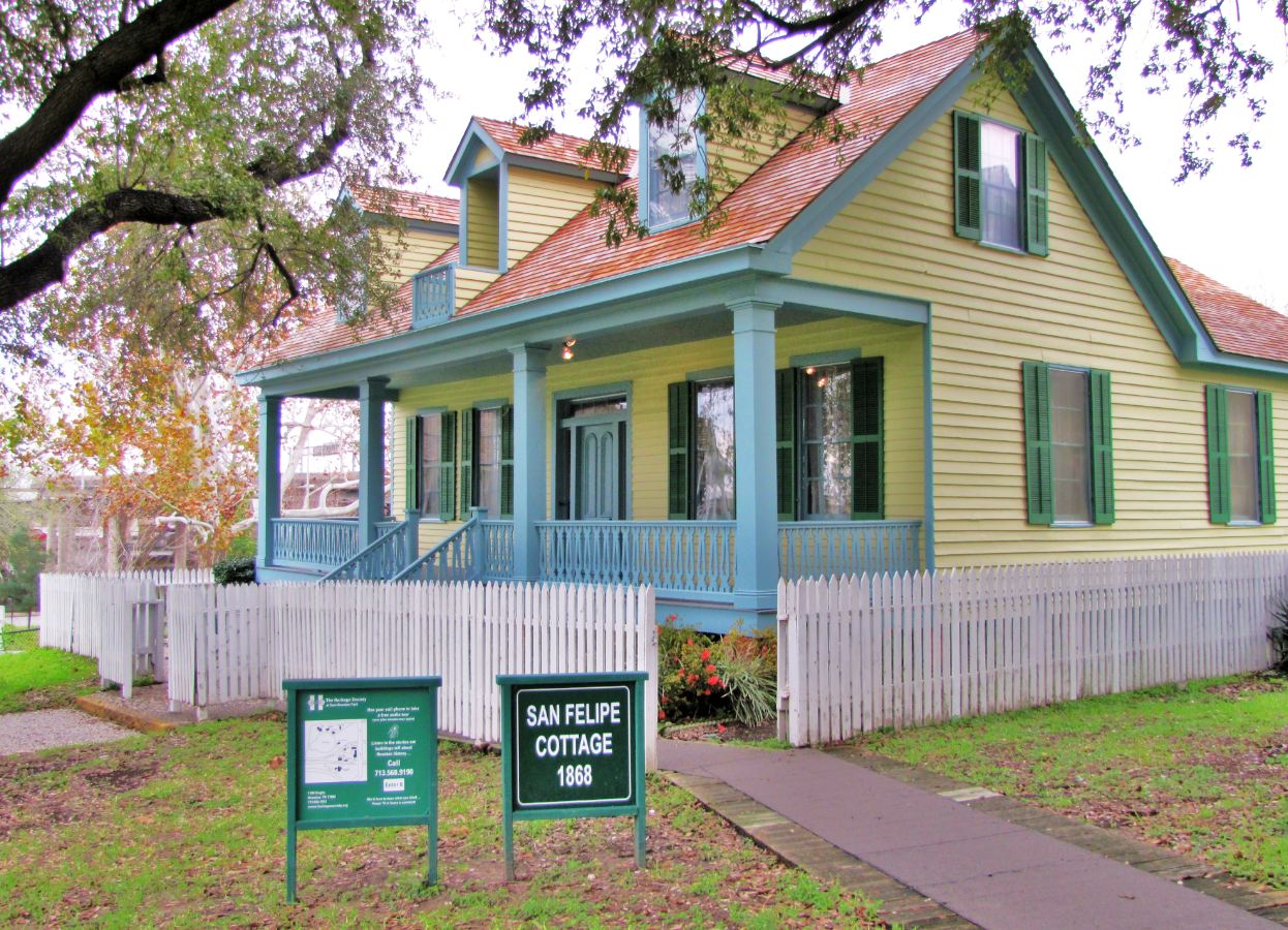 Houston in Pics San Felipe Cottage at Sam Houston Park