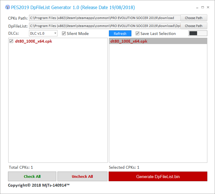 dpfilelist generator pes 2019 no dlc dpfilelist generator pes 2019 no dlc