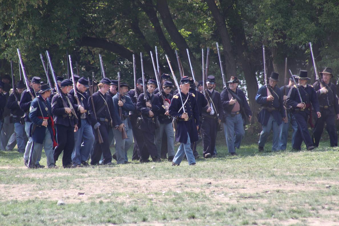 Michigan Exposures Jackson Civil War Muster The Battle