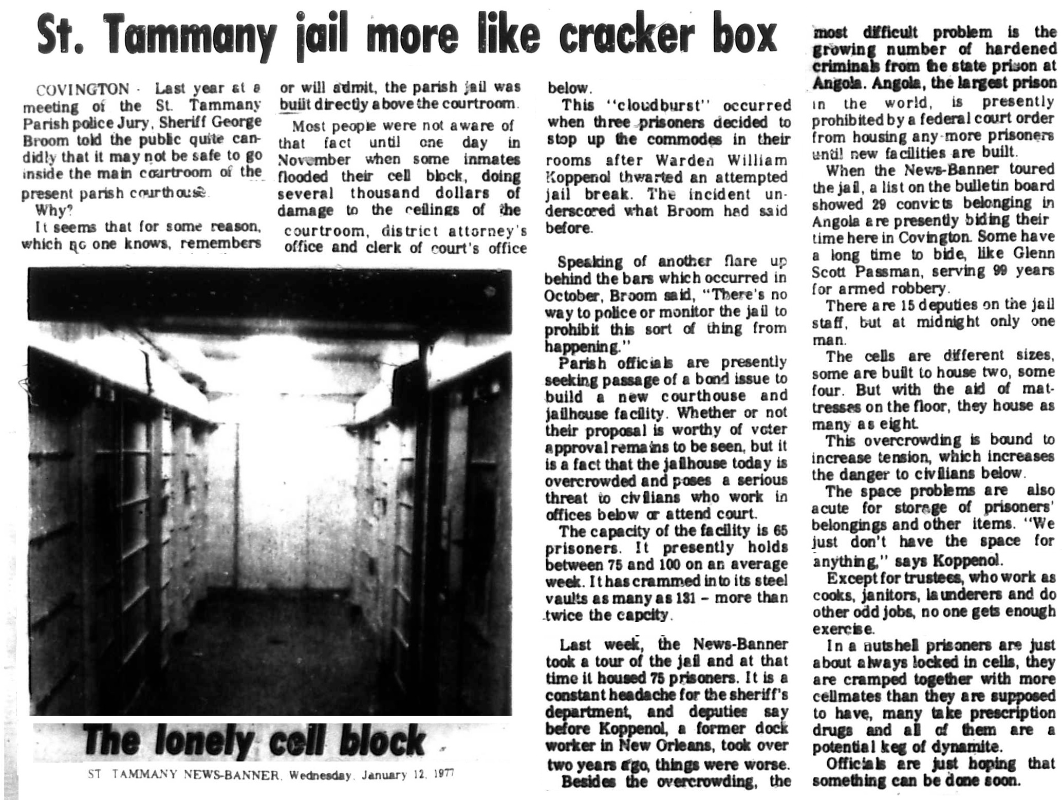 Tammany Family: When the Jail Flooded the Courtroom