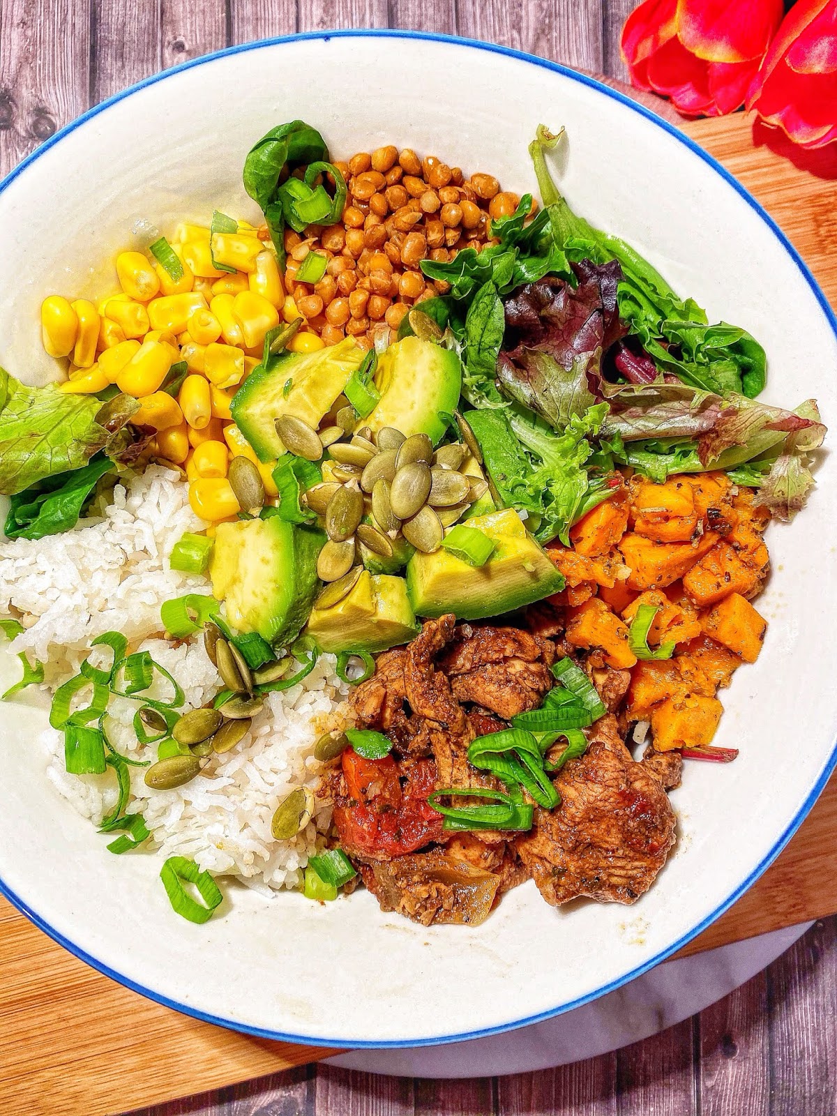 Diary of a Trendaholic Healthy High Protein Jerk Chicken Bowl