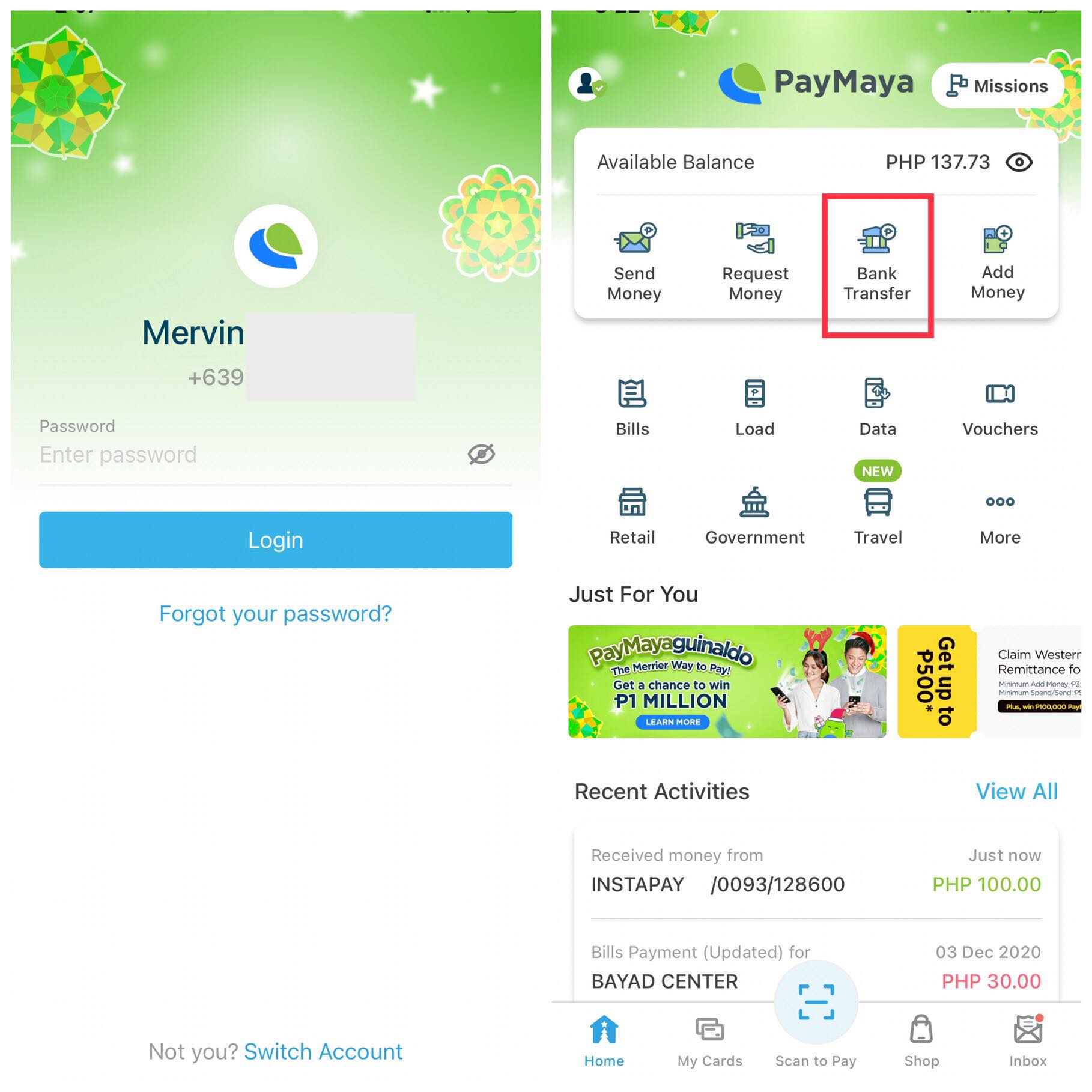 GCASH & PAYMAYA APP How to Send Money from GCash to Paymaya and