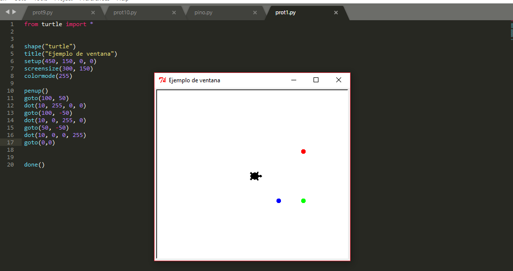 ITM : Turtle en Python