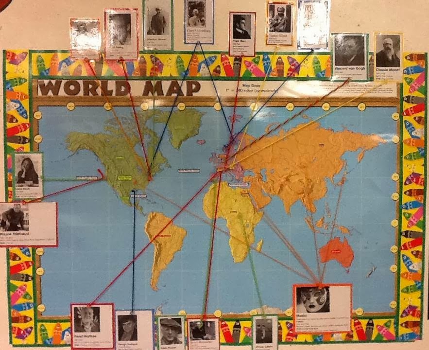 Classroom Wall Map