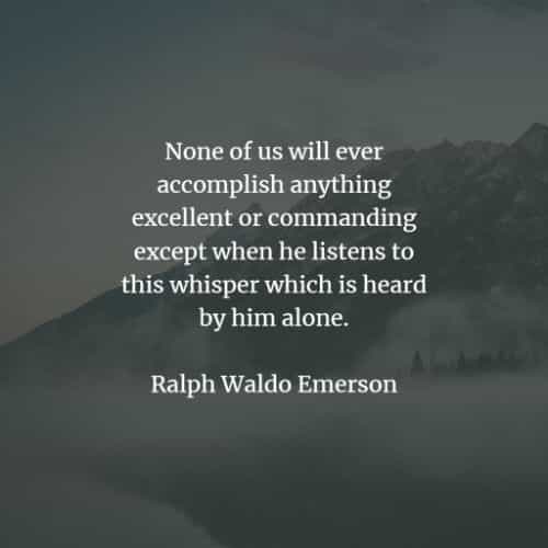 Famous quotes and sayings by Ralph Waldo Emerson