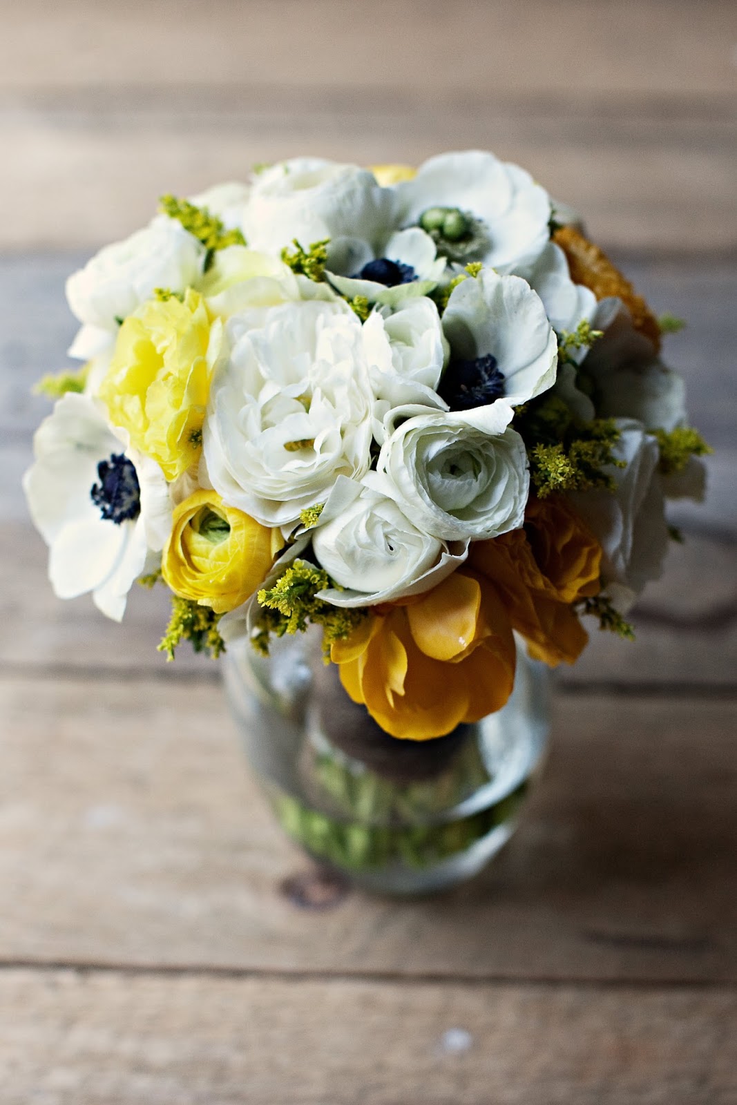 The Flower Girl Blog White Coral And Yellow Bridal Bouquet