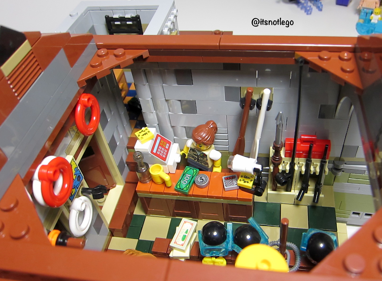 It's Not Lego: Sheng Yuan/Sembo SY90001 Old Fishing Store Building Set ...