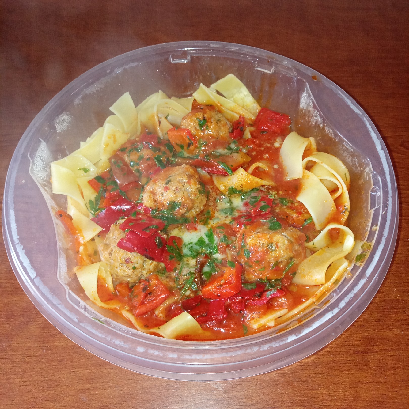 Supersupergirl's Food Reviews M&S 'Nduja meatballs with egg parppadelle