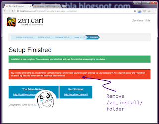 Install ZenCart 1.5.5a eCommerce Shopping Cart on Windows 7 tutorial 22