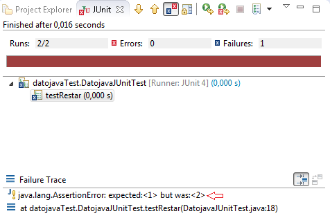 Dato Java: Pruebas unitarias JUnit en Eclipse/JBoss Developer Studio ...