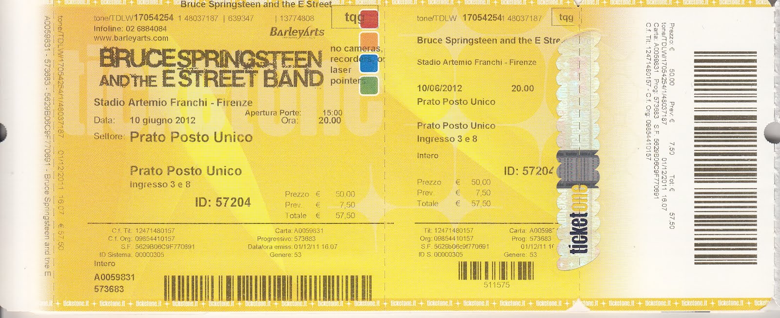The PAP DX Blog Seeing Bruce Springsteen live in Italy...A religious