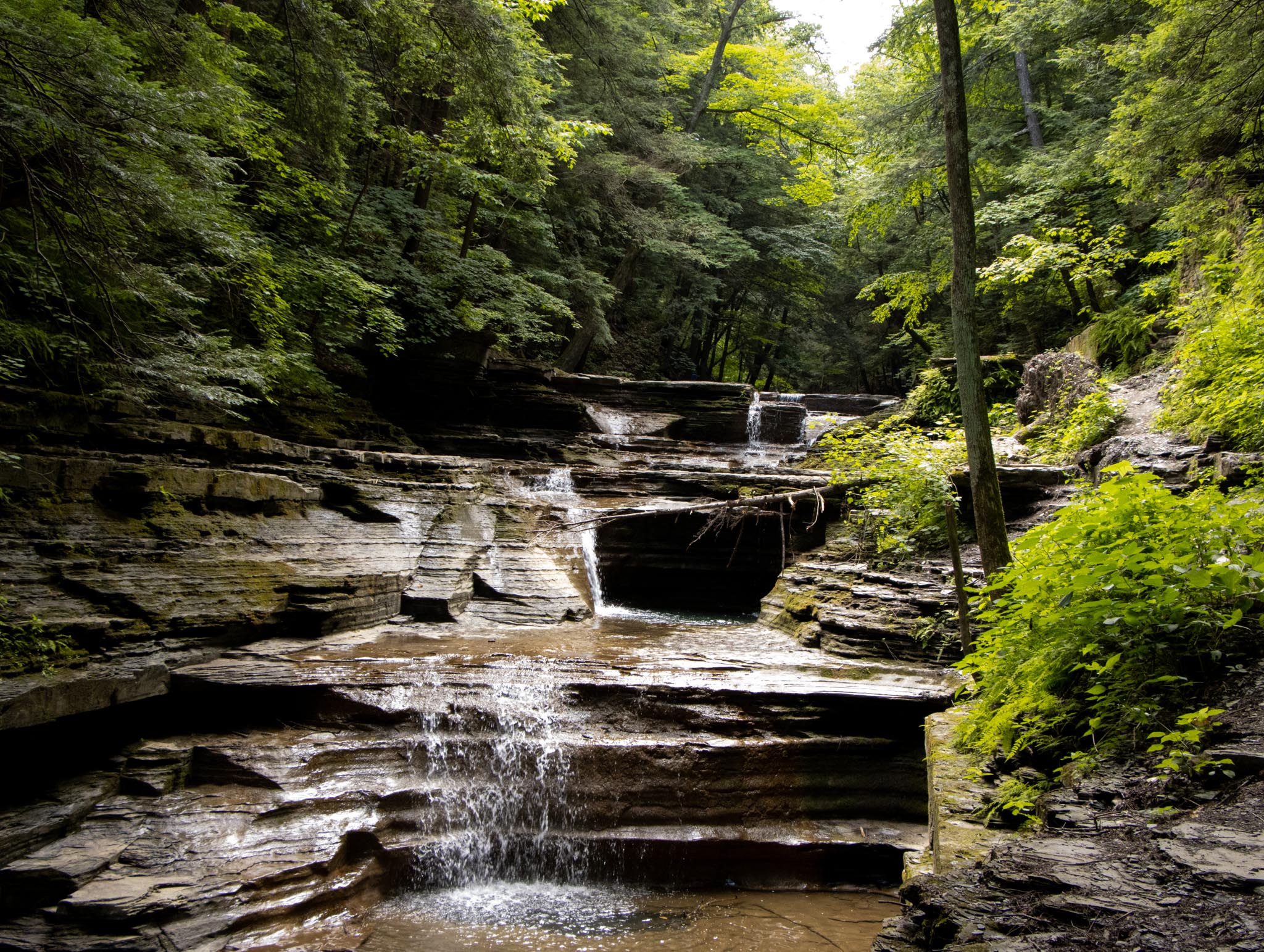 Travels in the 2nd half Buttermilk Falls State Park offers beautiful