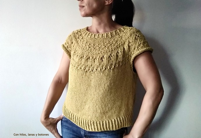 Con hilos, lanas y botones: Ranunculus de verano