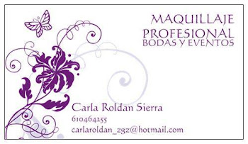 MAQUILLAJE PROFESIONAL -  CARLA ROLDÁN SIERRA