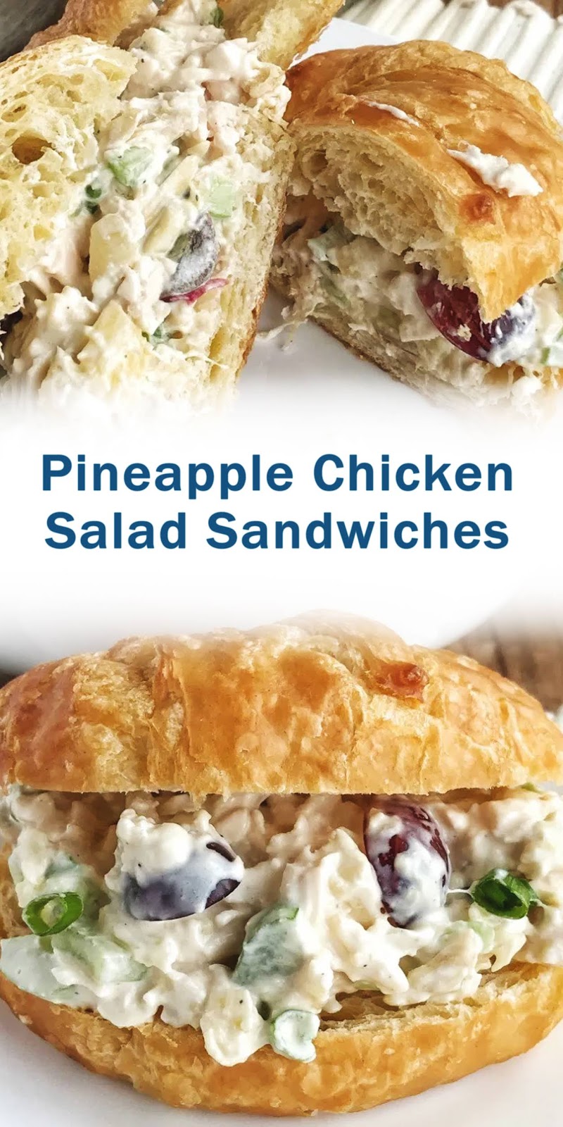 Pineapple Chicken Salad Sandwiches