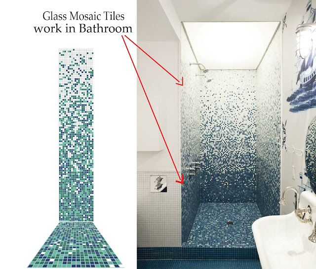 Glass Mosaic Tiles,tiles,Floor tiles, Wall Tiles,interior designer,architect