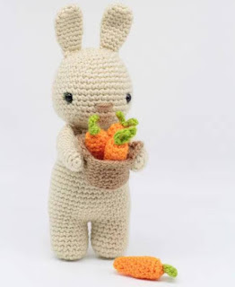 PATRON GRATIS CONEJO DE PASCUA AMIGURUMI 50220 🐰🥕