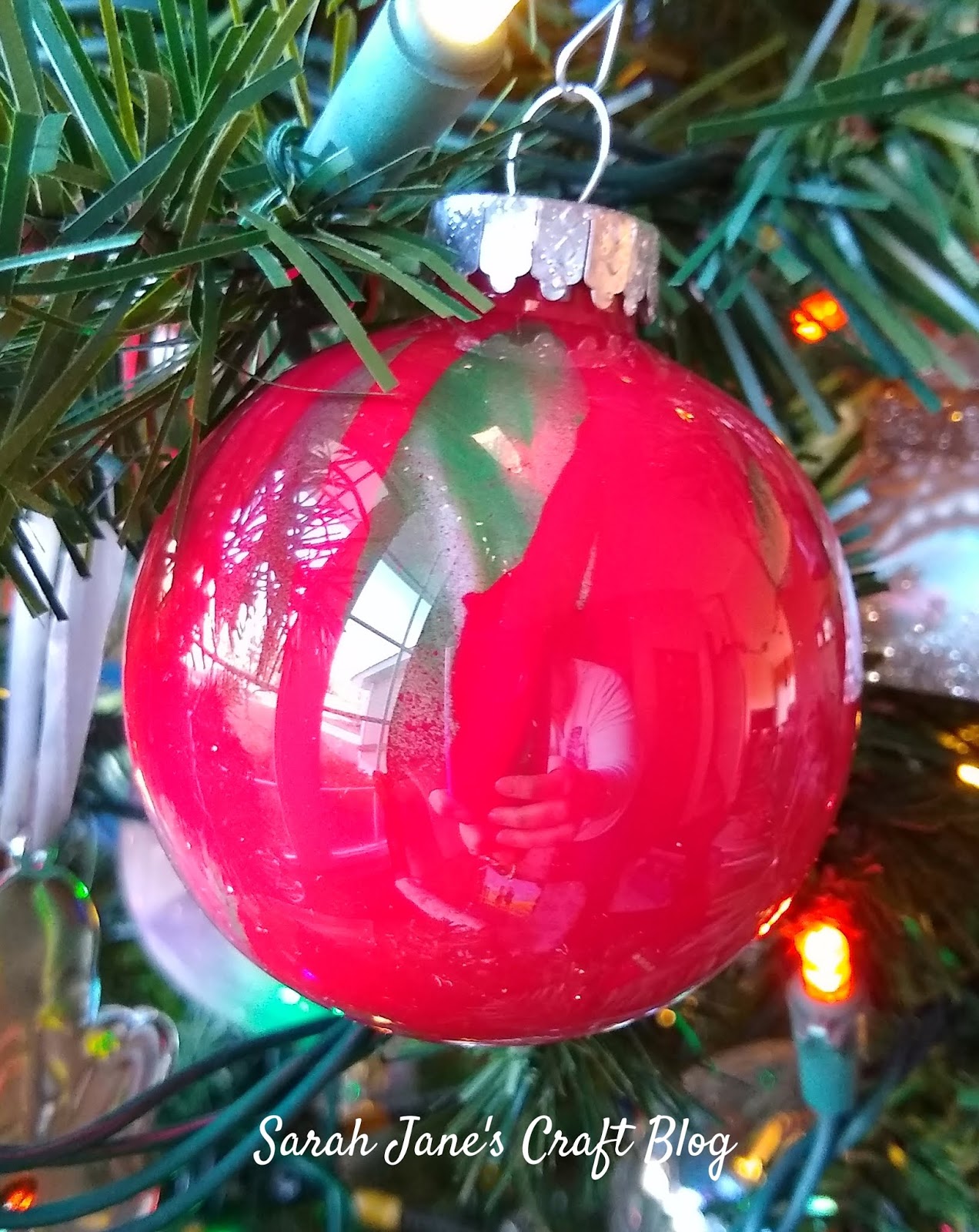 Spray Paint Ornaments