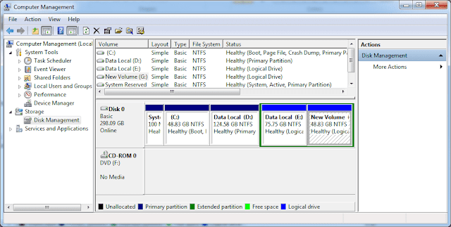 Cara Membuat Partisi Harddisk di Windows Tanpa Software dan Menghapus Data