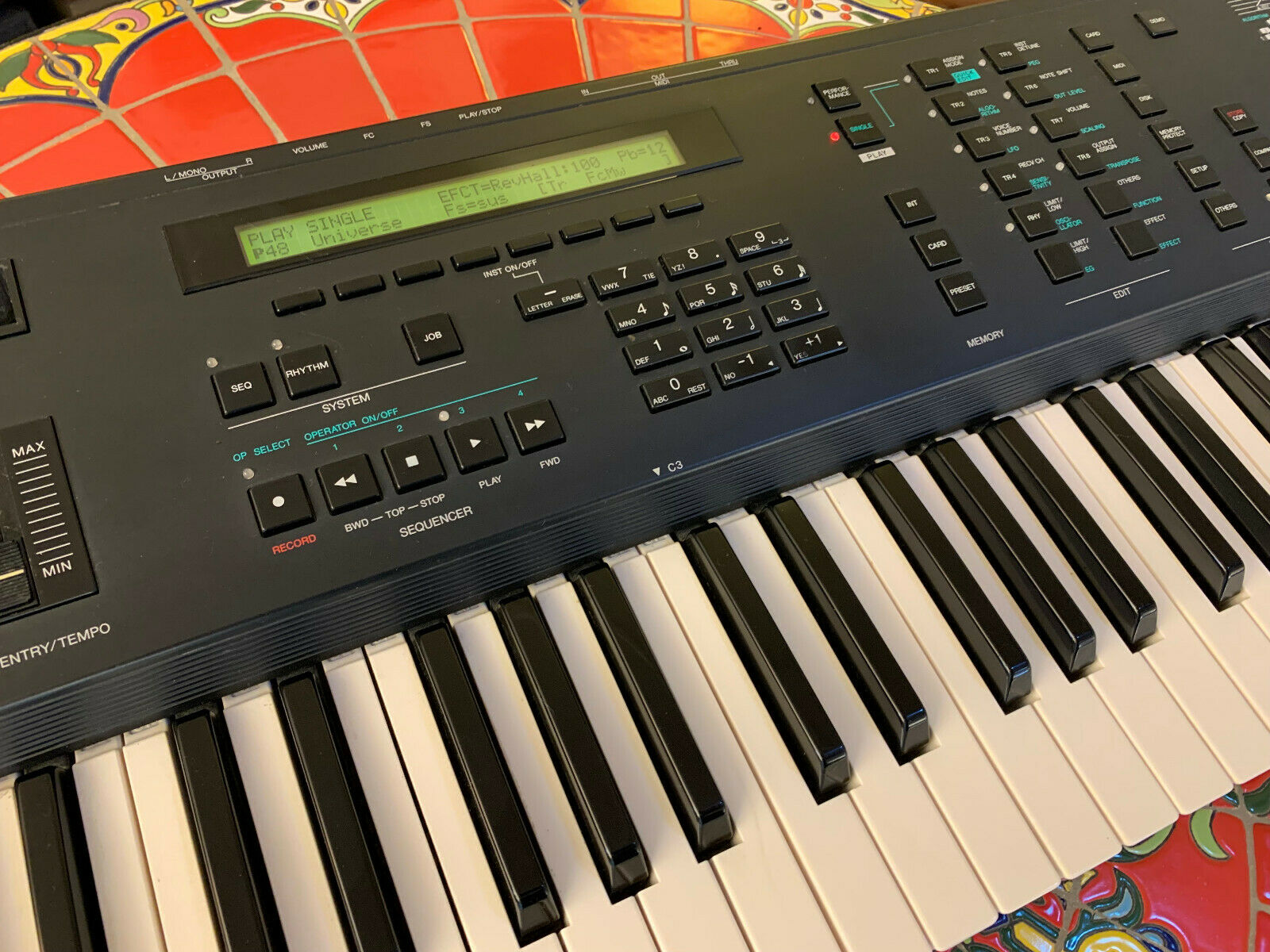 MATRIXSYNTH: Yamaha V50 4Op FM Synthesizer & Workstation