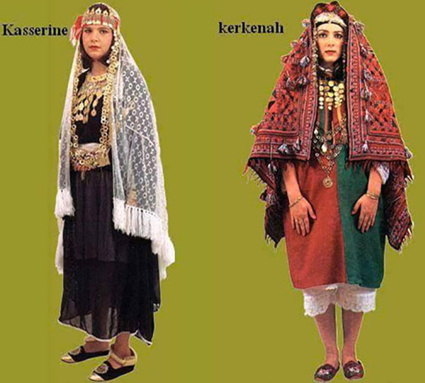 Discovering Tunisian traditional clothes.