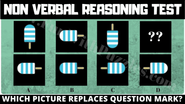Non-Verbal Reasoning Picture Riddles for Teens with Answers