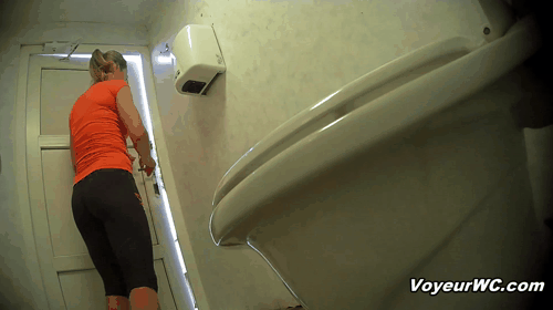 Women come into the public WC and get caught peeing on hidden camera (Street Toilet 2022_2)