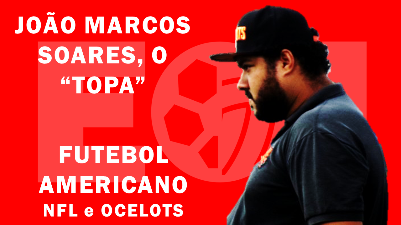 Live sobre futebol americano com João Marcos Soares, do Ocelots