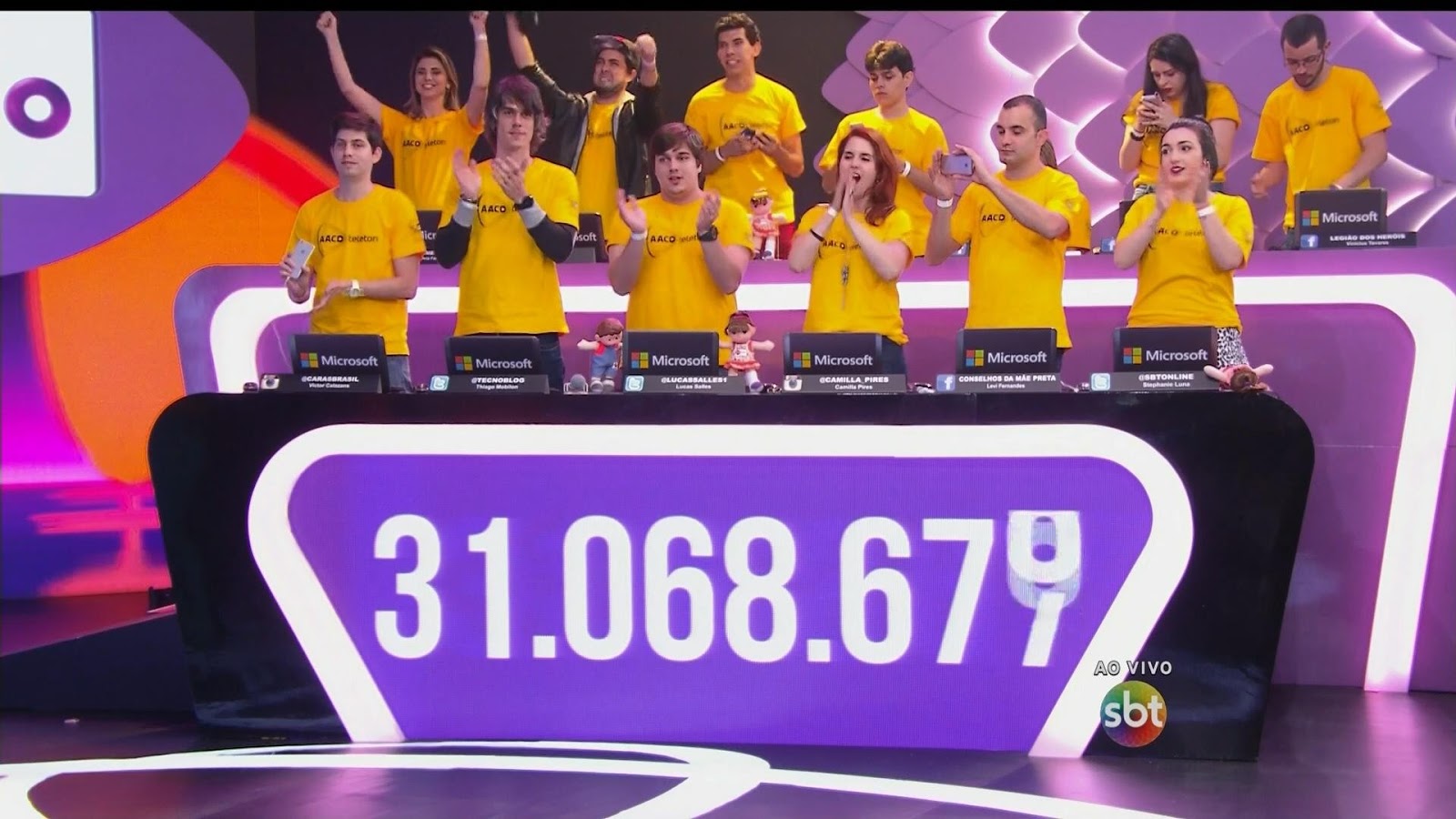 JP TELETON SUPERA A META DE R 26 MILHÕES