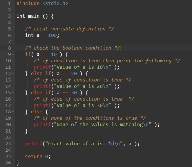 explanation of 32 keywords in C - c language programing