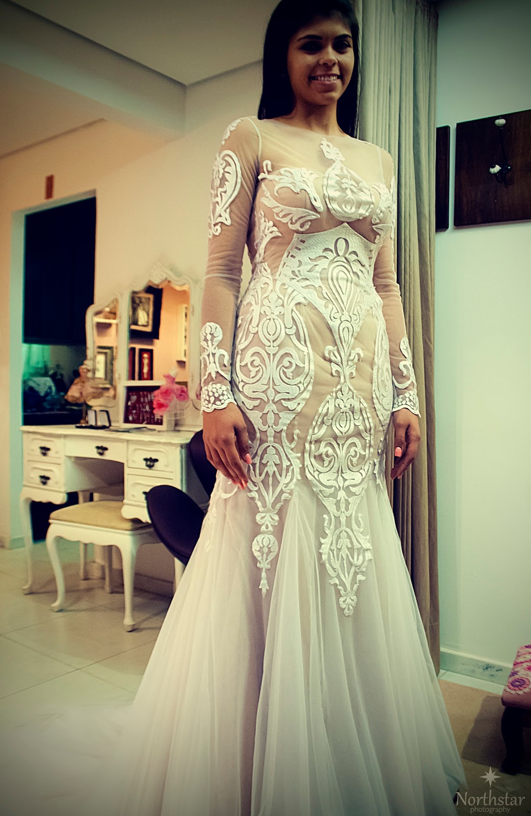 vestido de noiva arabesco