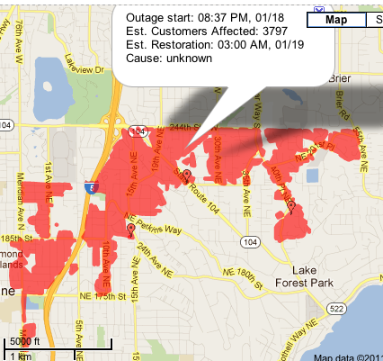 outage electricity windstorm