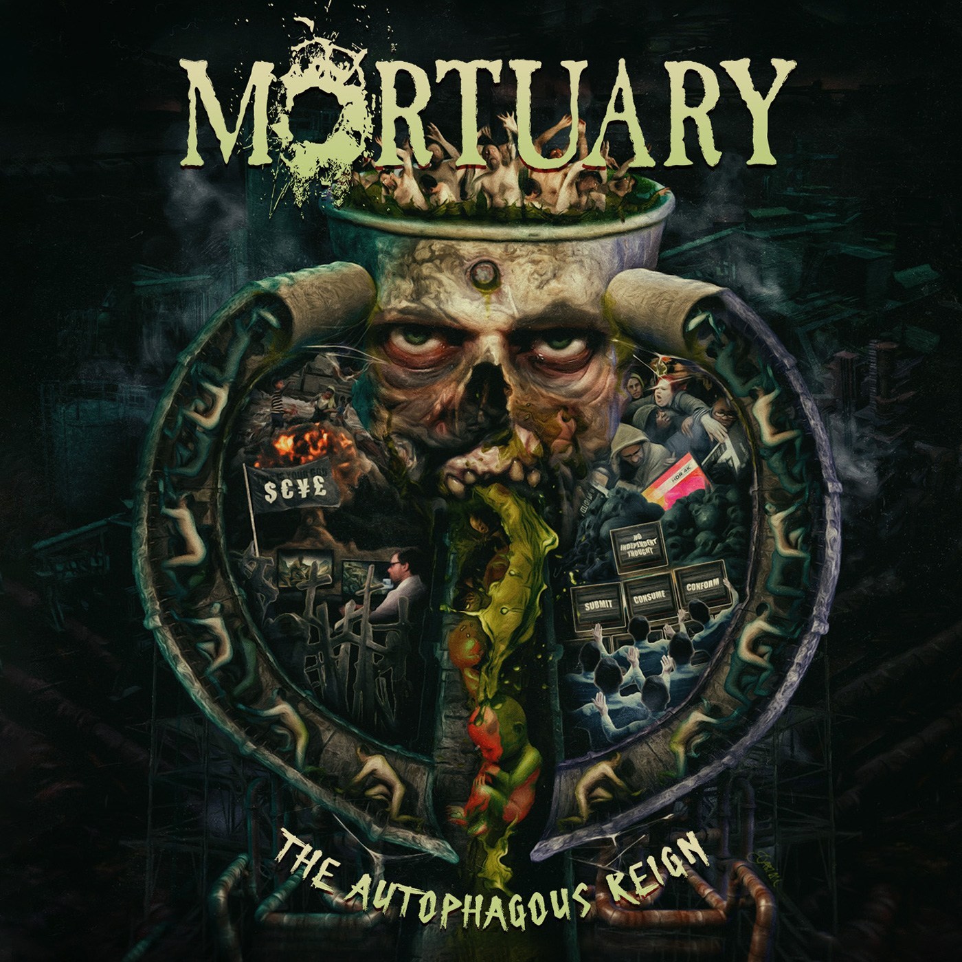 MORTUARY THE AUTOPHAGOUS REIGN (2019) (review) Dargedik Rock Metal