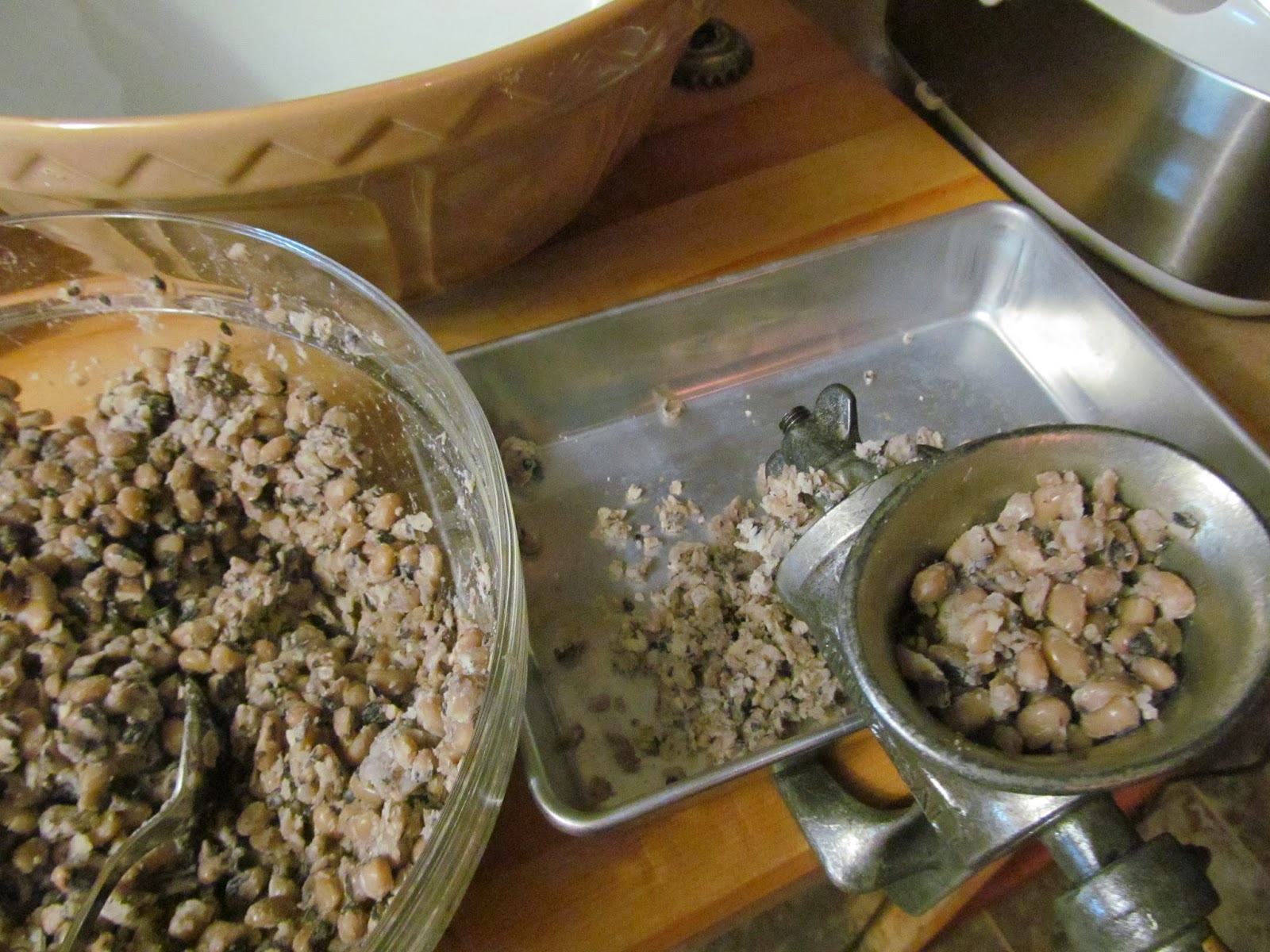 making miso in my universal food chopper