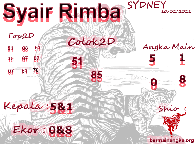 Kode Syair Sydney Hari Ini Rabu 10022021 Prediksi