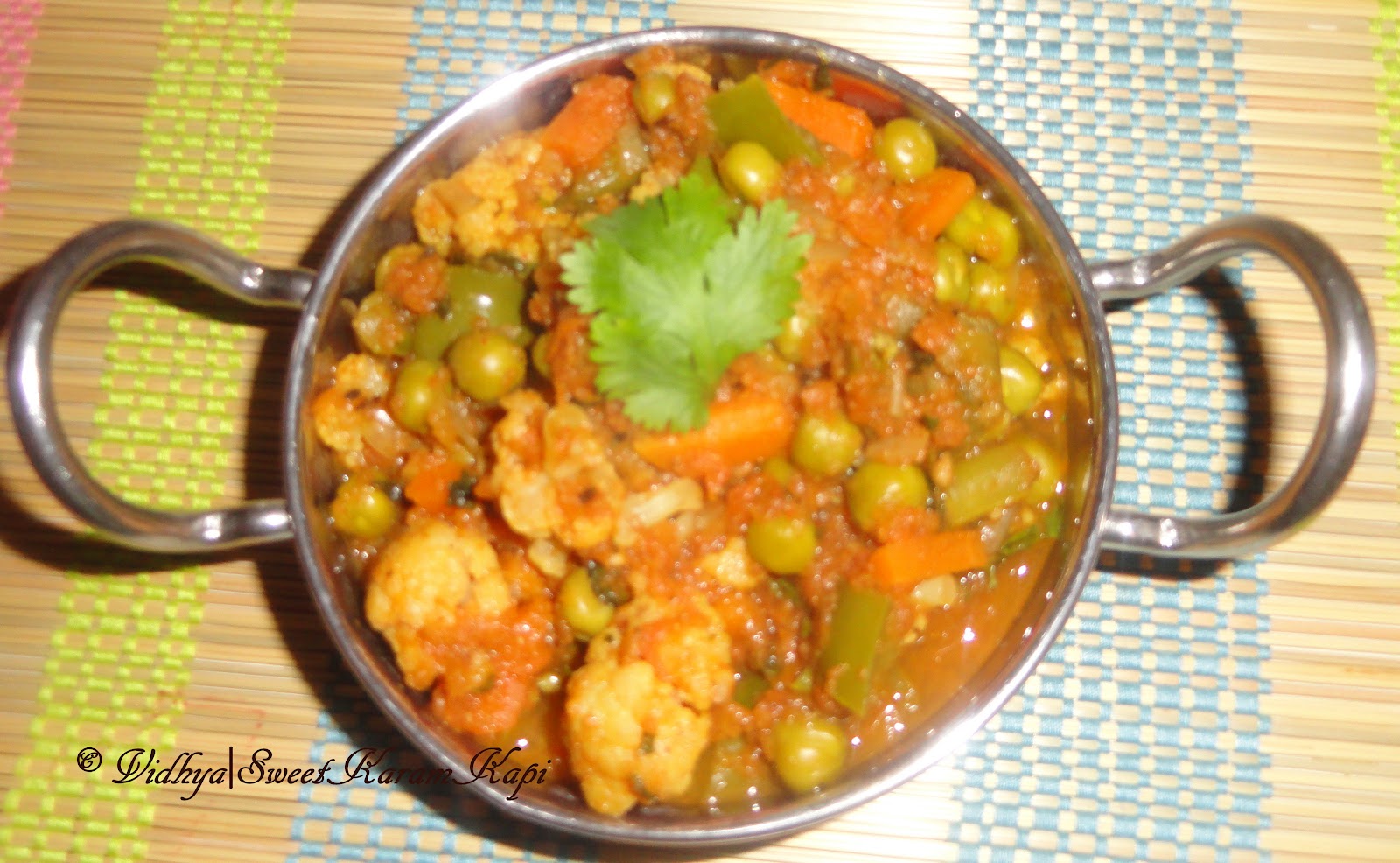Sweet Karam Kapi :): Kadai Vegetable