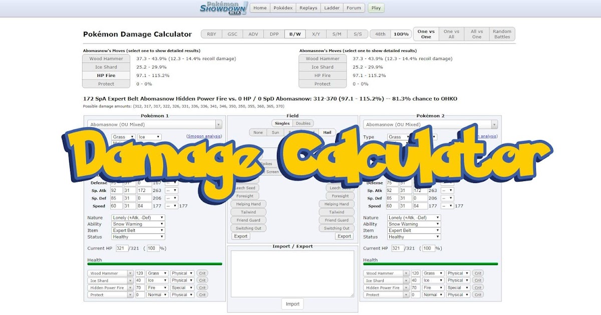 Pokemmo Comp Guide Damage Calculator Sevii Champions Pokemmo Team