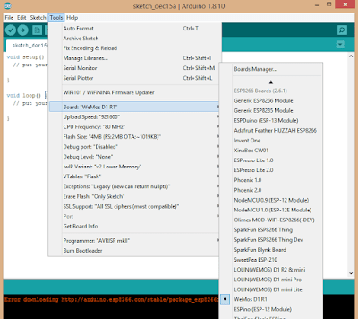 Cara Lengkap Memprogram Wemos D1 Mini Menggunakan Arduino IDE