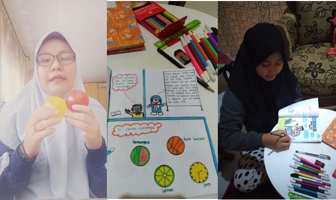 Contoh Cerita Bergambar Yang Mudah Digambar Tentang Corona