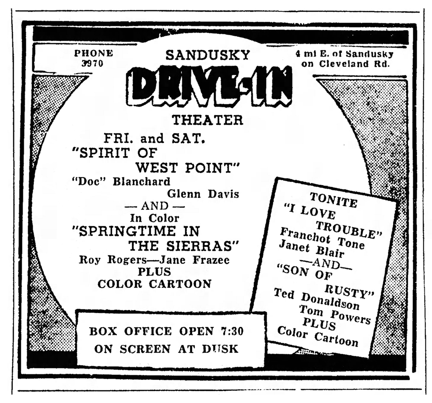 Brady's Bunch of Lorain County Nostalgia Sandusky Drivein Theater