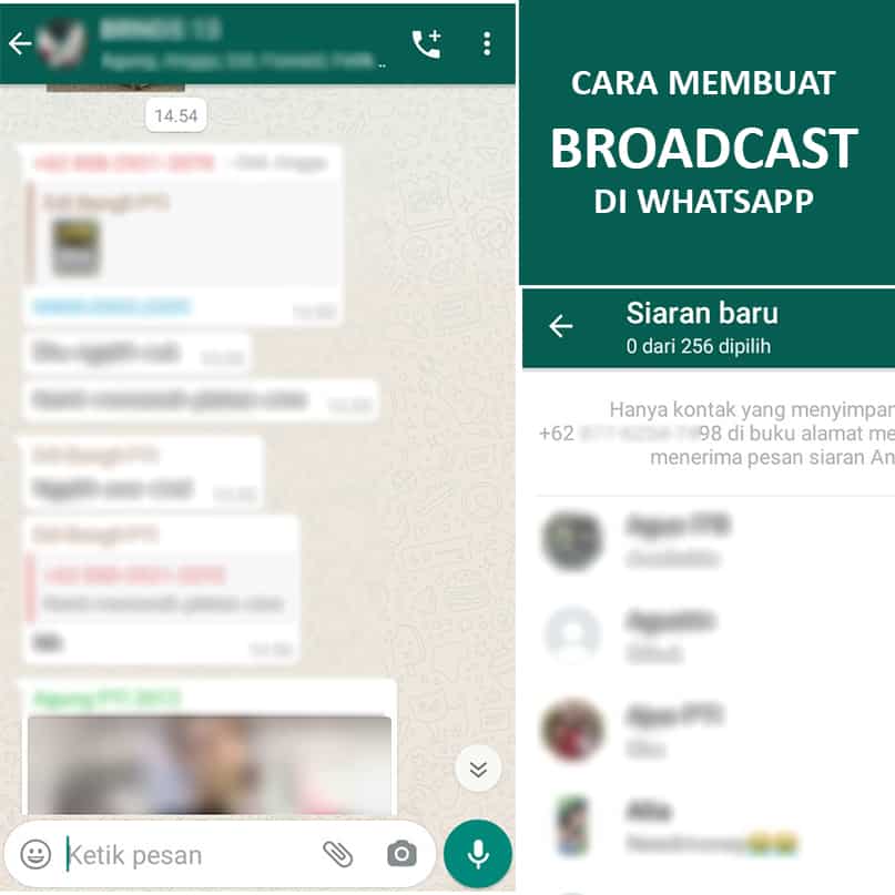 Cara Membuat Broadcast Di Whatsapp Edit Kirim Pesan Dan Hapus Review Teknologi Sekarang