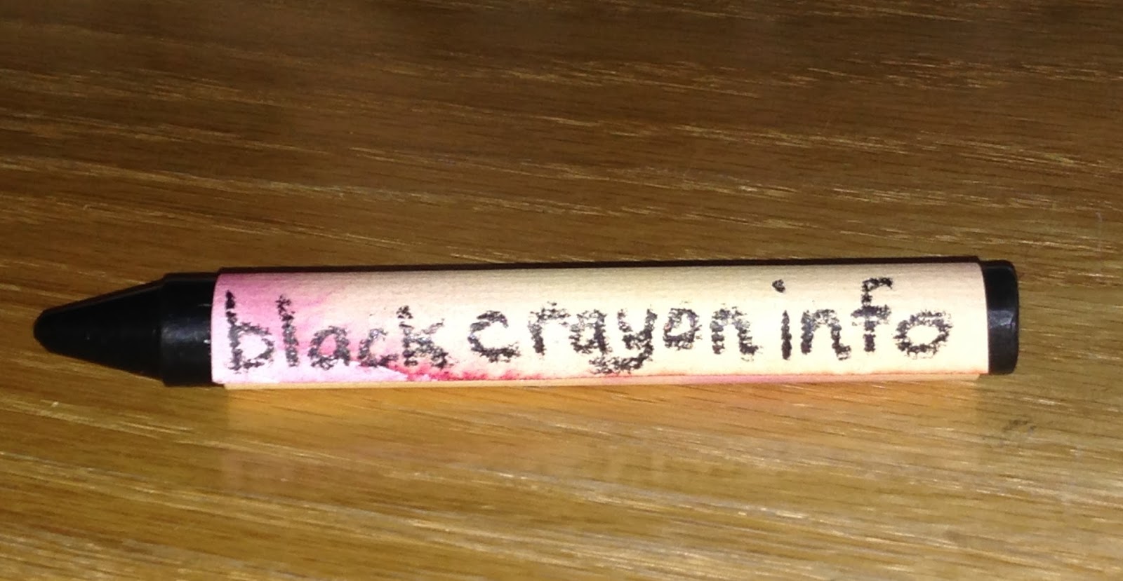 black crayon info Go Ahead....Use the Black Crayon!